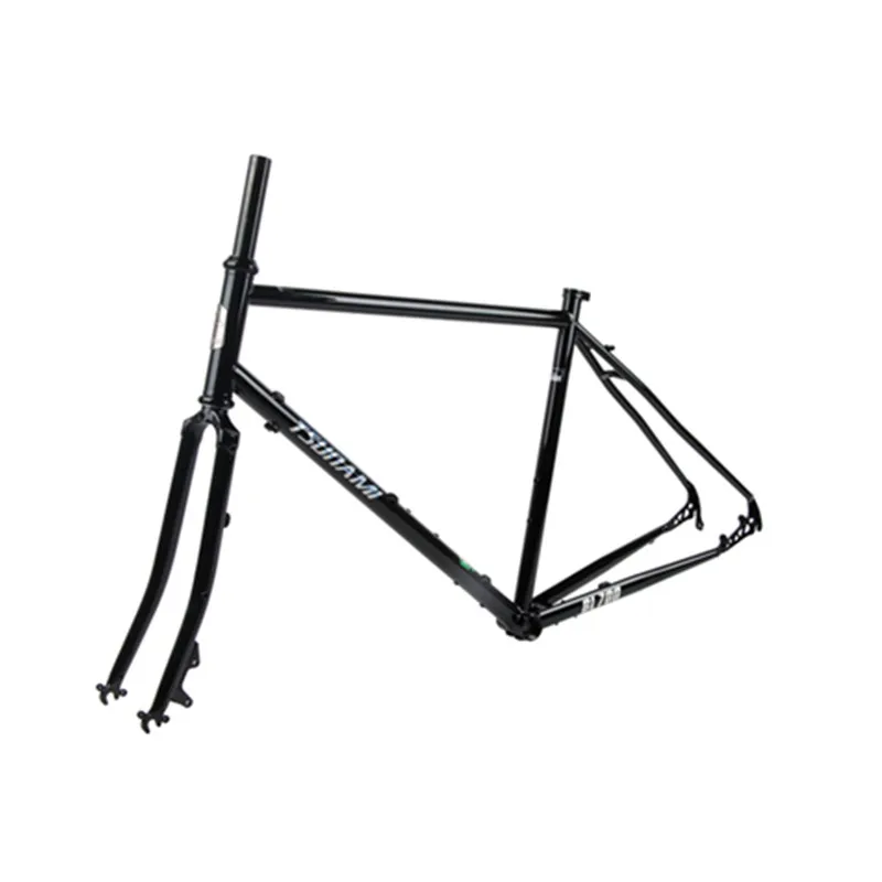 TSUNAMI BLAZER Touring Frame Road Bike 700c Frameset CR MO стальная рама вилка гравий дисковый тормоз