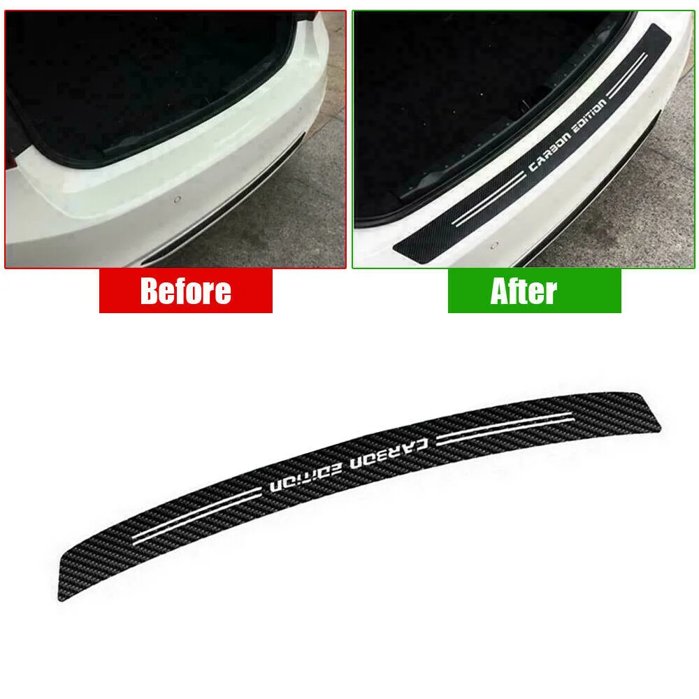 

39.4\\\" Bumper Strip Sticker 4D Accessories Black Universal CARBON EDITION Vinyl