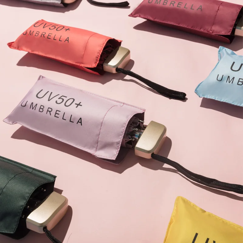 Мини-зонт складной ульсветильник с защитой от ультрафиолета карманные зонтики