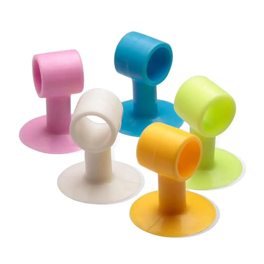 1 шт. миниатюрный противоударный силиконовый ограничитель для дверной ручки