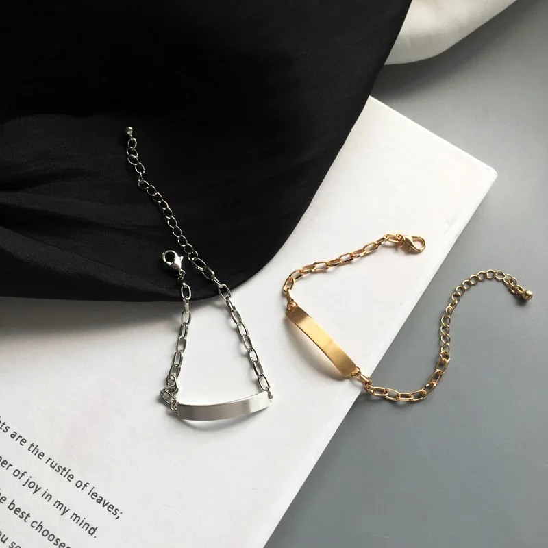 

Creative Chunky Daily Hiphop Bracelet Korea Individual Chain Bracelets for Women