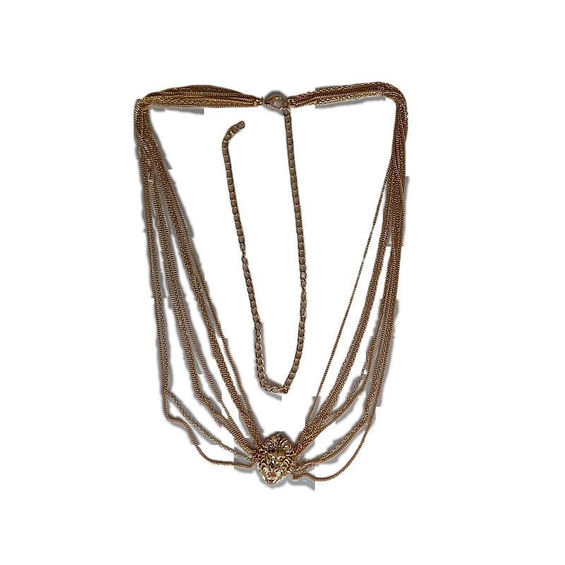 Многорядная подвеска в виде льва|Украшения для тела| |