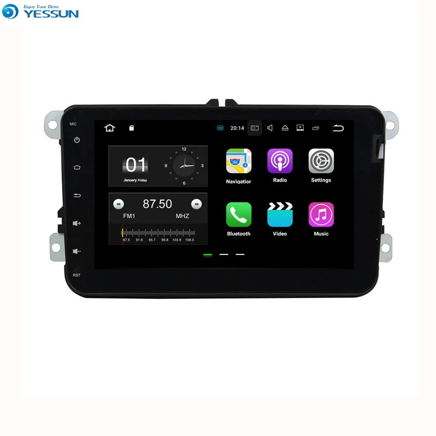 

YESSUN для VW Passat/Sagitar 2006 ~ 2012 автомобильный навигатор GPS Android Аудио Видео Радио HD сенсорный экран Мультимедиа стерео плеер.