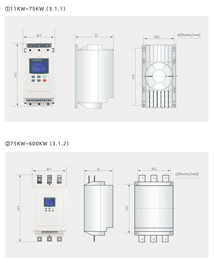 Фото SHUYI 30 KW soft starter for smart motor inverter Motor Protectors SHUYI 30 KW soft starter for smart motor inverter Motor Protectors