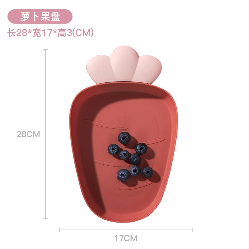 Пластиковая десертная тарелка для офиса маленькая фруктов домашний журнальный