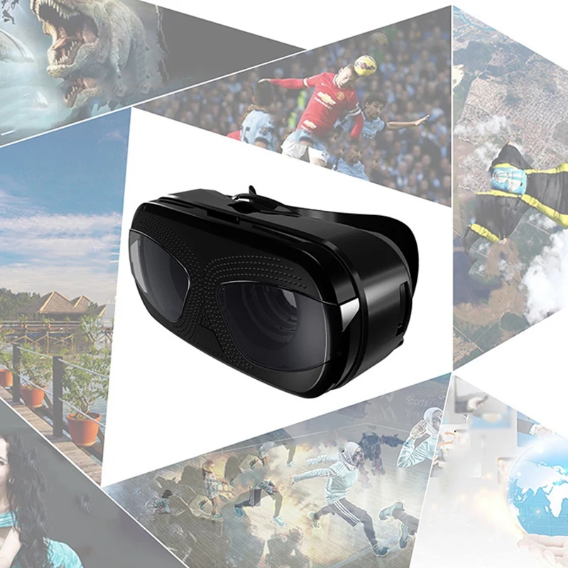 VR Очки виртуальной реальности 3D гарнитура стерео шлем коробка с регулировкой