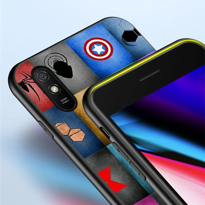 Avengers Marvel For Xiaomi Redmi 10 10X 9T 9C 9C 8 7 5 K50 K40S Gaming 4G 5G Silicone TPU Soft Black Phone Case Fundas Coque