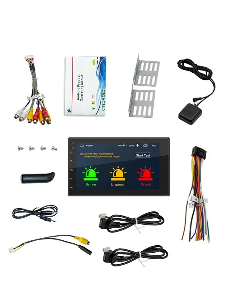 

Android 10.1 16G Memory 7 Inch Touch Button HD Car Bluetooth MP5 Player Car 2 DIN Radio Auto Parts