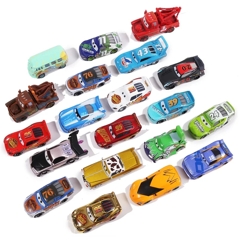 

39 Style Disney Cars plane Lightning Mcqueen Mater Jackson Storm Ramirez 1:55 Diecast Vehicle Metal Alloy Boy Kid Toys Gift