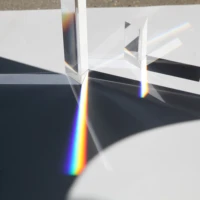 physics science toys triple prism glass reflecting color light spectrum learning educational toys for children school teaching