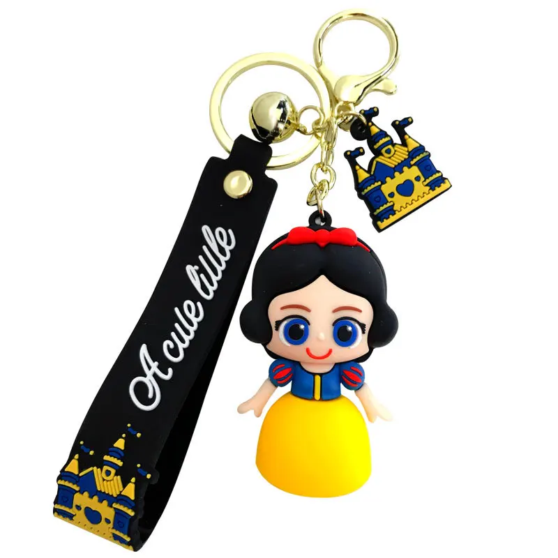 Брелок с куклой из мультфильма Disney милая эпоксидная принцесса брелок машинкой