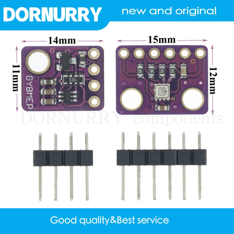 

1 шт., цифровой датчик температуры и влажности, модуль датчика атмосферного давления I2C SPI 1,8-5 в BME280 5 В/3,3 В