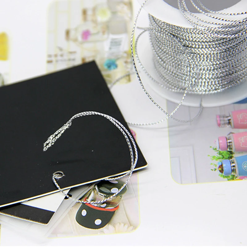 1 мм * 20 м красная Золотая струна для торговой марки ювелирных изделий браслетов