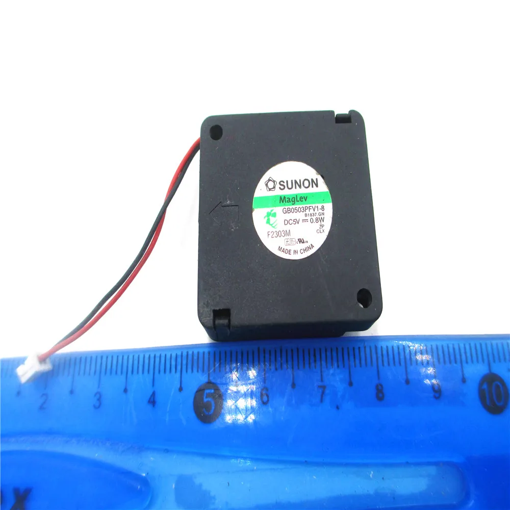 Вентилятор для SUNON GB0503PFV1-8 B1837.GN DC 5V 0,8 W 30x30x10 мм, квадратный вентилятор сервера Вентилятор для SUNON GB0503PFV1-8 B1837.GN DC 5V 0,8 W 30x30x10 мм, квадратный вентилятор сервера