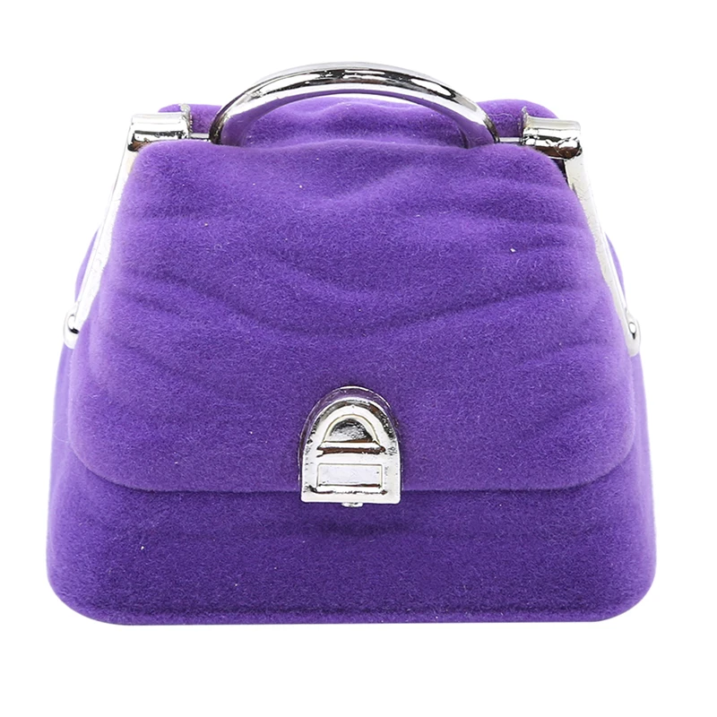 Розовый/фиолетовый цвет креативный стиль милая сумка коробка для ювелирных