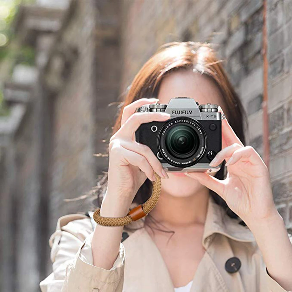 Кожаный ремешок Foleto для камеры нейлоновый на запястье Leica Canon Nikon Sony SLR|Ремни камер|