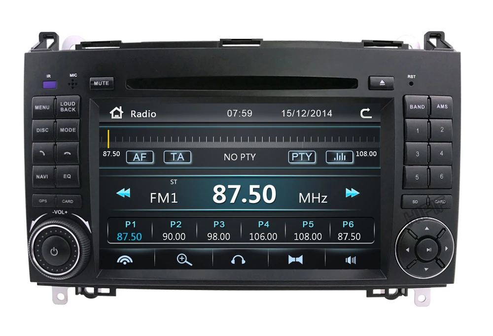 Сенсорный емкостный экран автомобильный DVD gps для Mercedes/Benz A B класс W245 W169 Viano Vito Sprinter B160 B200 стерео радио UI