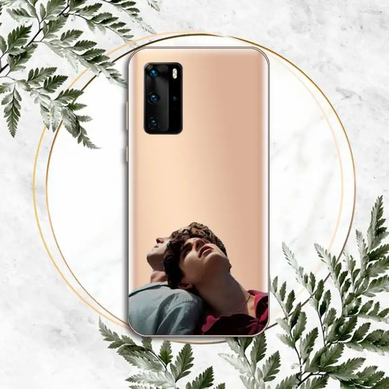 

Call Me by Your Name Phone Case Clear Transparent for huawei honor P 40 30 20 lite Pro 10 i 8 9 x p smart 2019