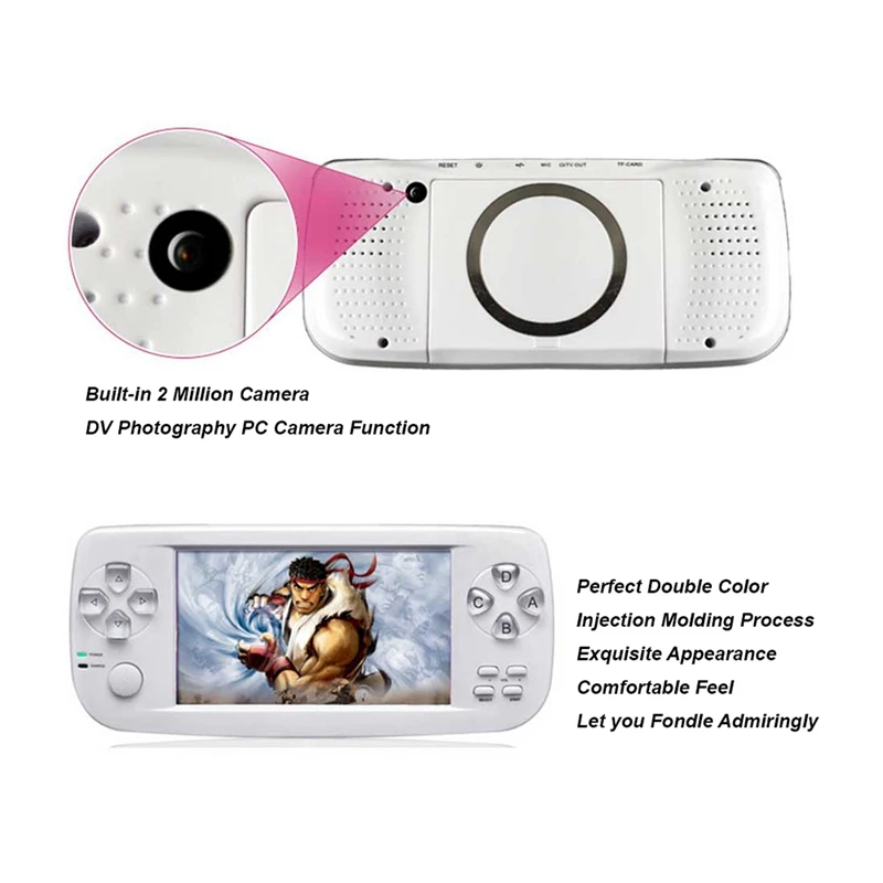 Новый 64 бит 4 3 дюймов Встроенный 3000 игры PAP K3 для CP1/CP2/GBA/FC/NEO/GEO формат Портативный HD