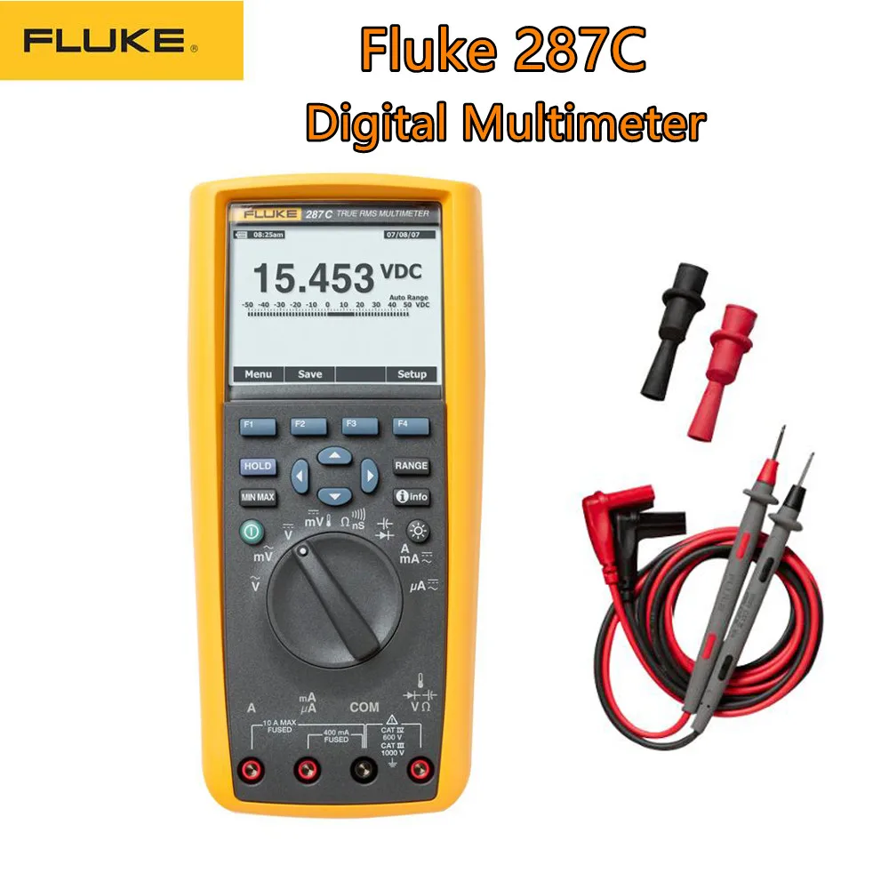 

Fluke 287C Digital Multimeter True Effective Value Capture Trend Function high-end handheld