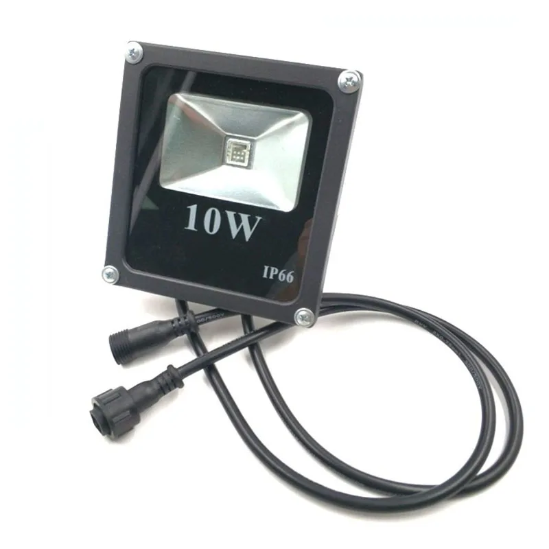 Адресный WS2811 цифровой вход 24 в высокая мощность 10 вт светодиодный прожектор RGB