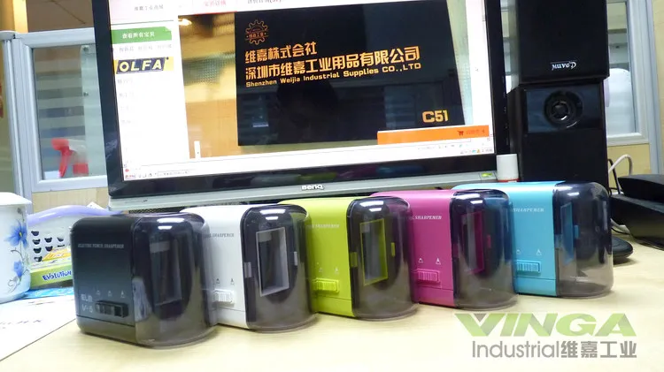 ЯПОНИЯ электрический точилка для карандашей рабочего стола crank сталь заточной