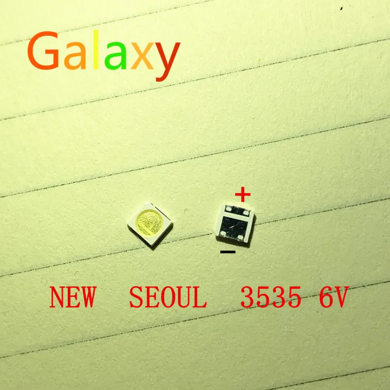 200 Сеул высокое Мощность светодиодный Светодиодный Подсветка 2 Вт 3535 6V холодный