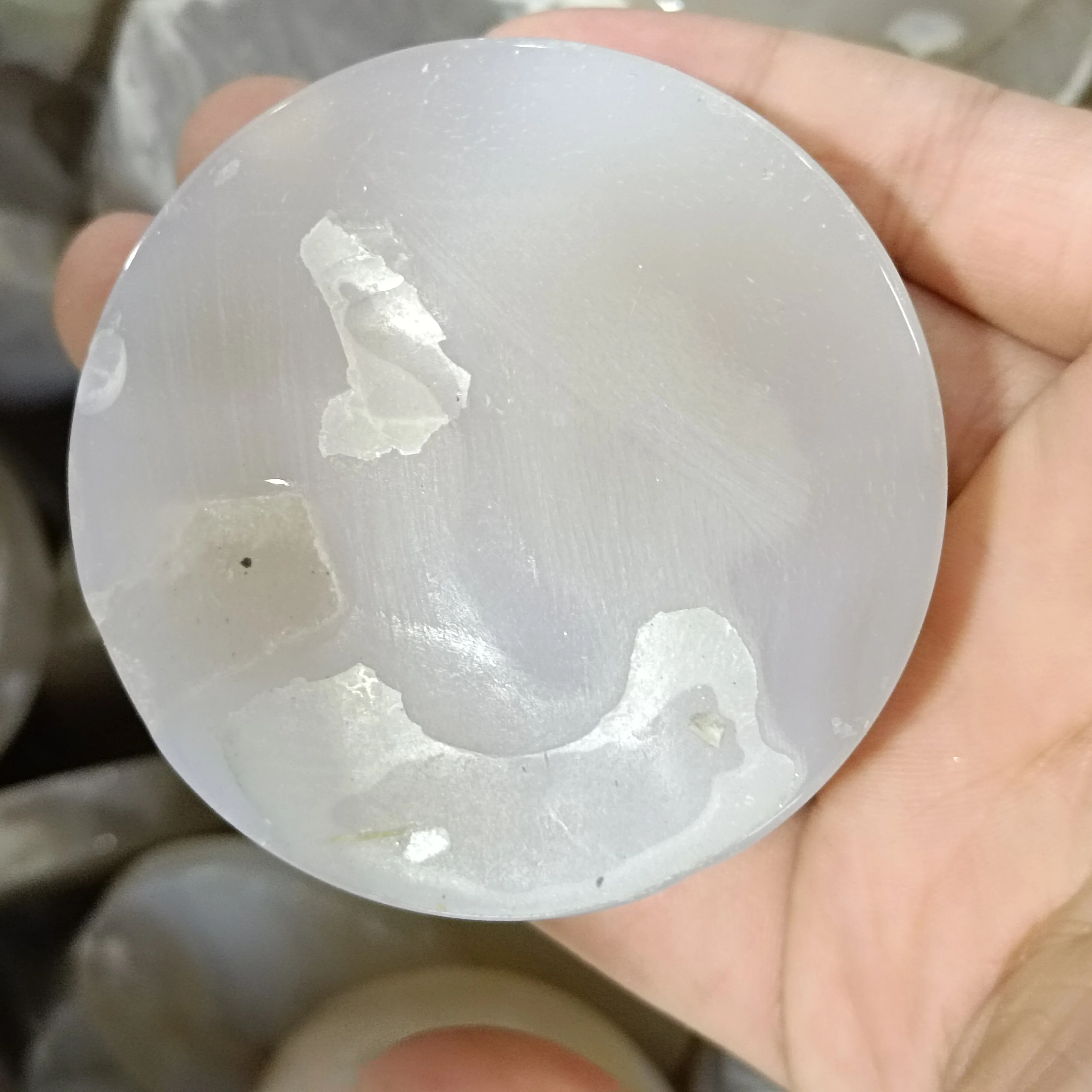 

1pc Natural Agate block Crystal disc Agate healing reiki Decoration Collection