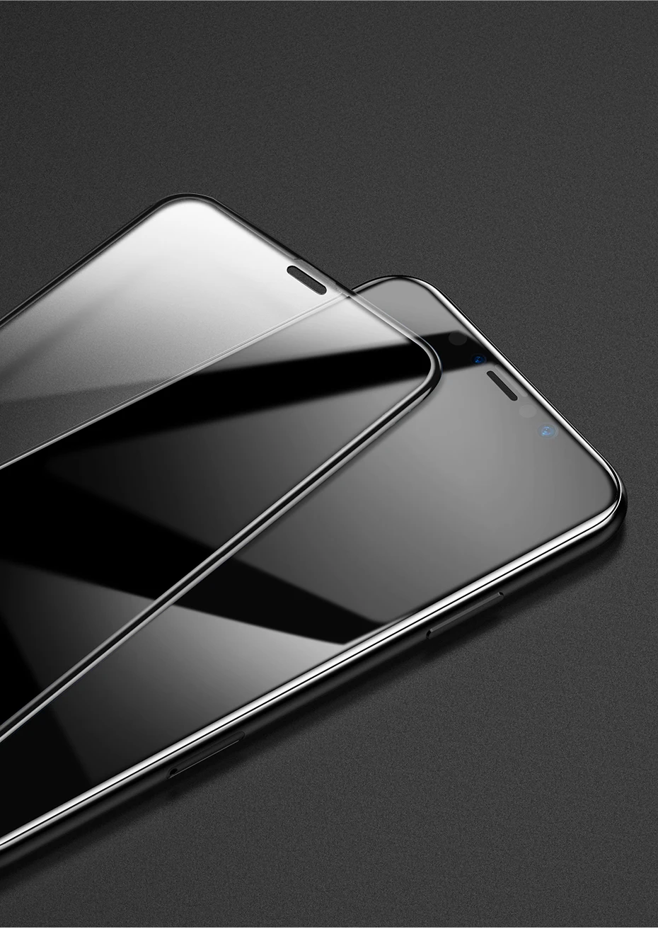 Cafele с уровнем твердости 9H полное покрытие закаленное Стекло для iPhone 11 Pro Max против подсматривания бликов Экран среднего класса против царапин для iPhone 11 pro max прозрачная HD защитная пленка
