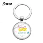 Брелок для ключей с изображением персонажа Супер маме