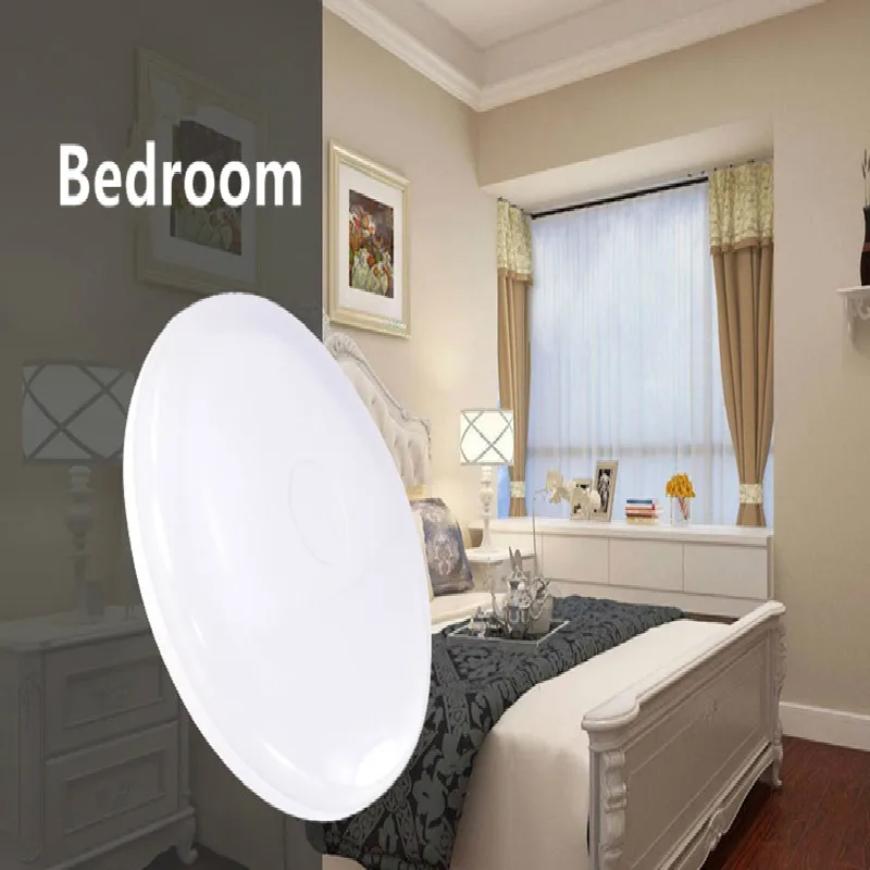 Круглый потолочный светильник из алюминия высокой яркости AC110V 220V светодиодный