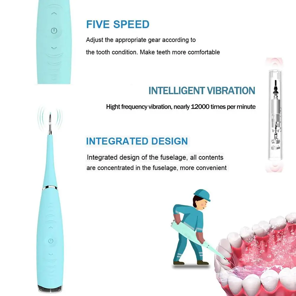 

Electric Ultrasonic Dental Scaler Tooth Calculus Remover Cleaner Tooth Stains Tartar Tool Remove Whiten Teeth Cleaner Machine