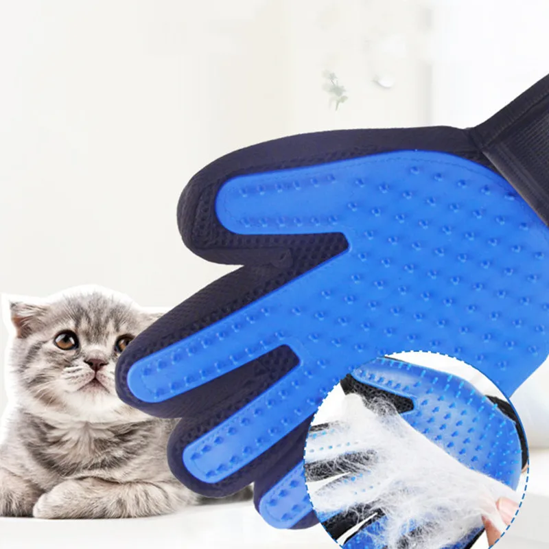 1 шт. перчатки для вычесывания шерсти домашних животных|Расчески собак| |