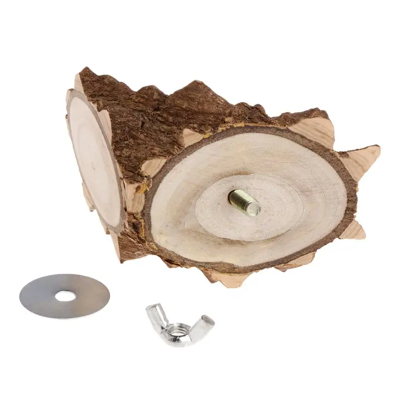 ПЭТ платформа из натурального дерева окунь попугай хомяк белка птица клетка