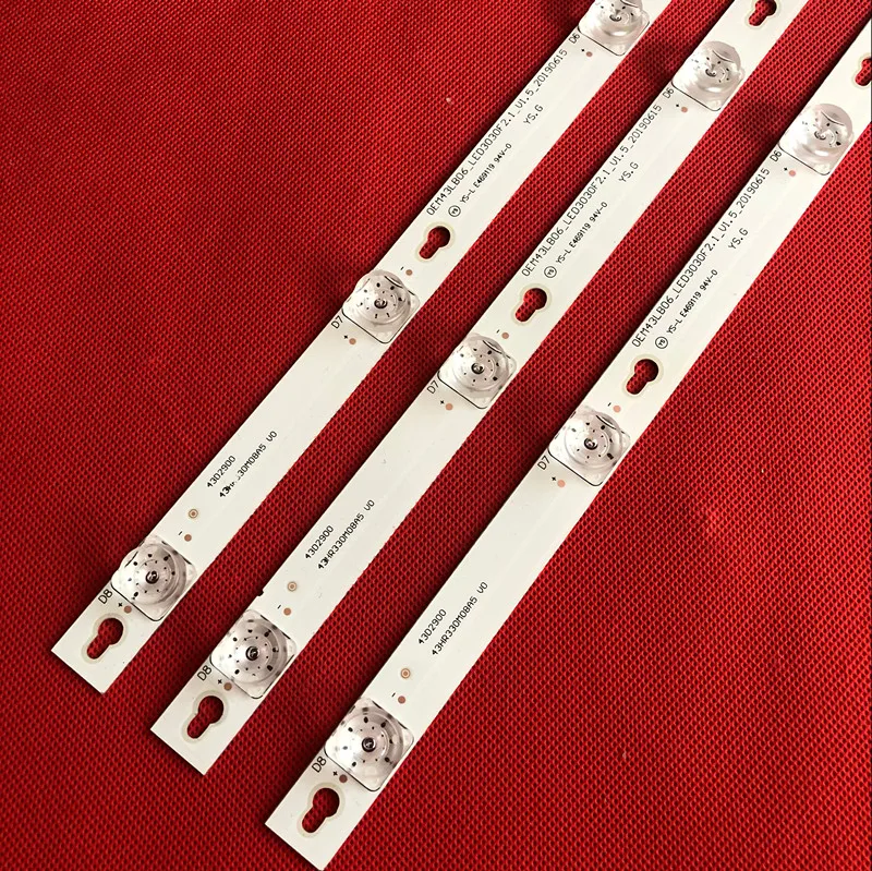 Светодиодная лента для подсветки tot_43d2900 _ 3x8 Thomson 43UC6306 43UC6406 43U67EBC OEM46LB06 TCL 43S303 43S305TABA