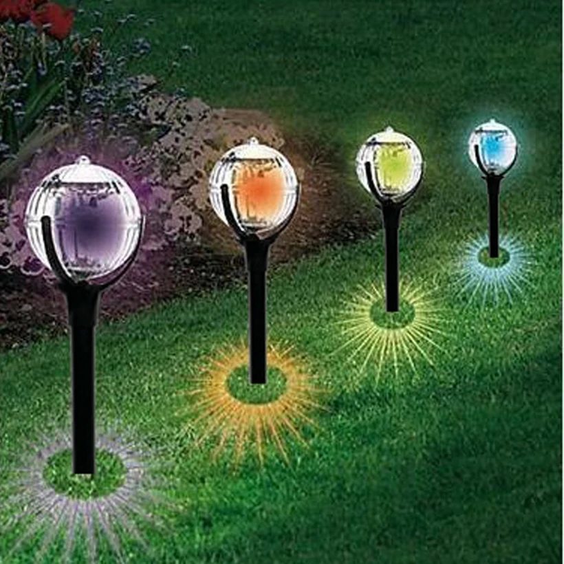 

Chiclits Solar Lamp Waterproof Outdoor Colorful Lawn Lights Garden Patio Yard Lighting Creative Solar Night Light 2PCS