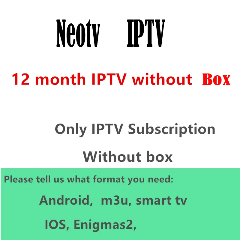 12M IPTV No Box Франция IP tv X96H Android tv box 1 год neo tv pro подписка 1300+ Live Европа французский Бельгия Арабский Ip tv m3u Smart tv box - Цвет: 12M IPTV No Box