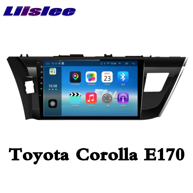 Для Toyota Corolla E170 2013 ~ 2018 LiisLee Автомобильный Мультимедийный адаптер CarPlay GPS аудио