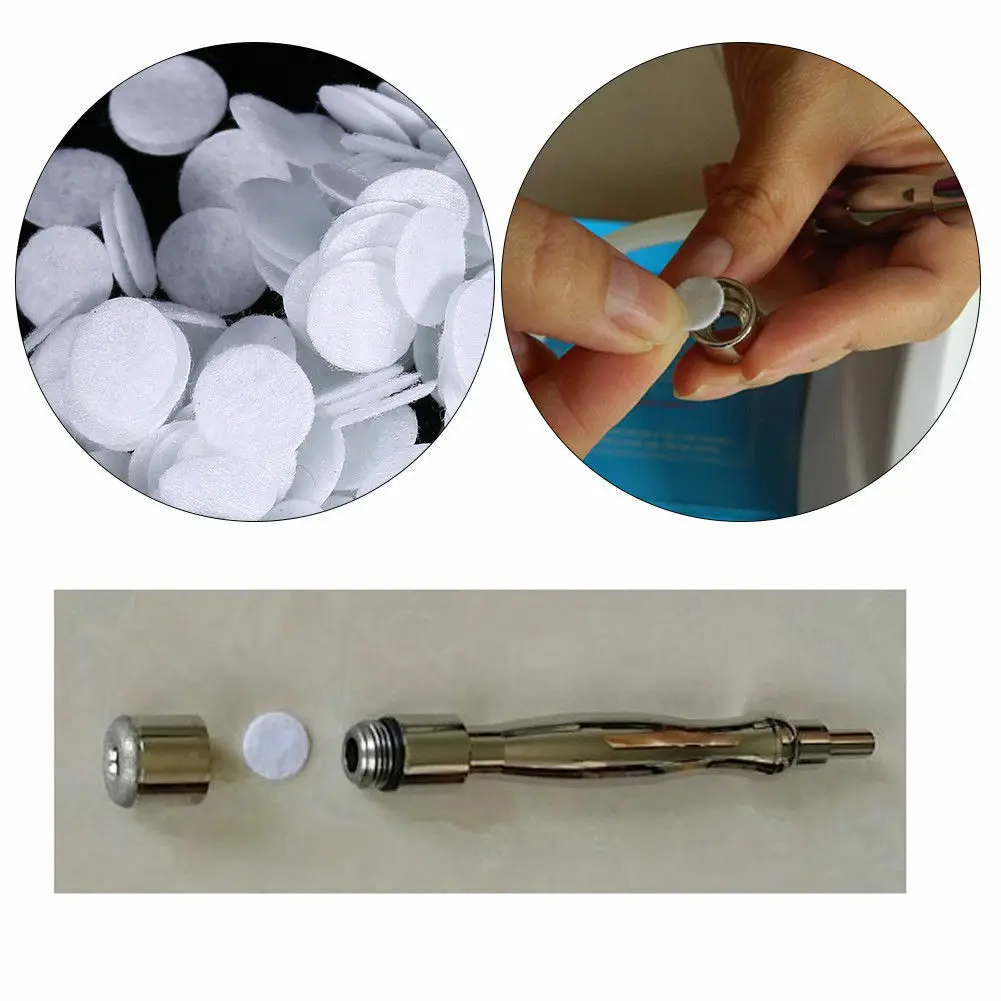 Круглые Сменные фильтрующие прокладки из хлопка 100 шт. губка для удаления черных