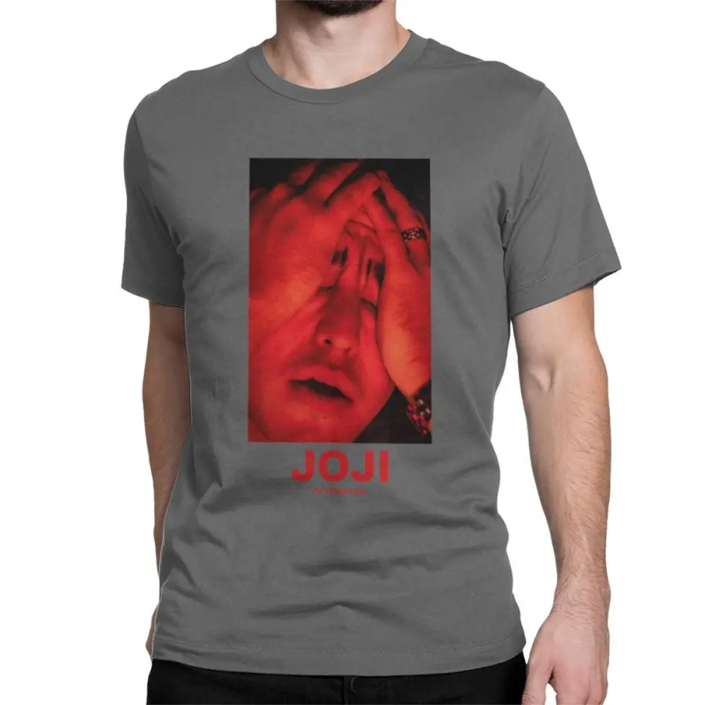 Мужская футболка Joji, грязный Франк, розовый Guy Meme, японский Ютуб, хлопок, безумные футболки с коротким рукавом, летняя футболка - Цвет: Charcoal Gray