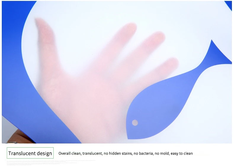 Пластиковая разделочная доска нескользящая матовая кухонная инструмент для