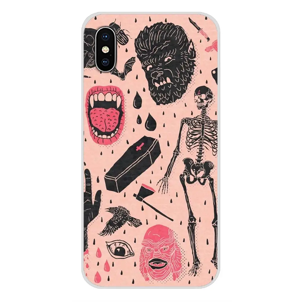 Мягкий прозрачный чехол Girly Pastel Witch Goth Sweet для Huawei Honor 4C 5C 6X 7 7A 7C 8 9 10 8C 8S 8X 9X 10I 20 Lite