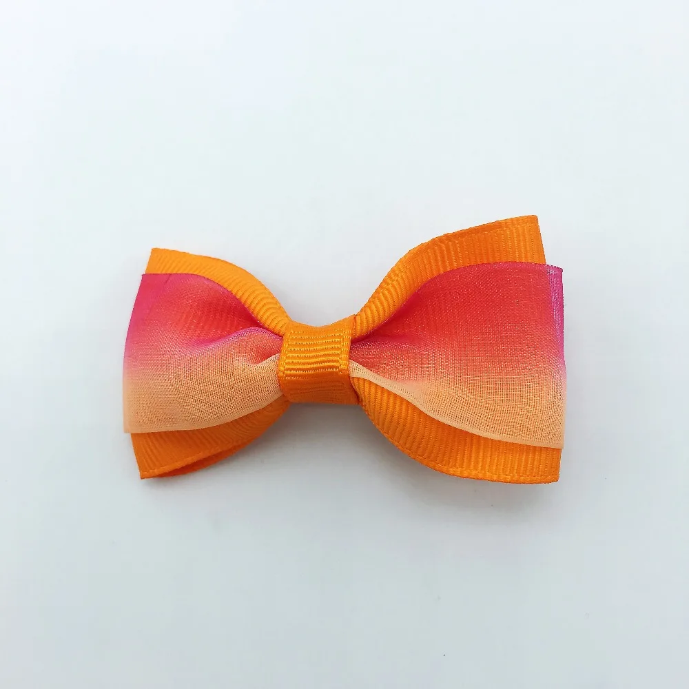 20 шт./лот твердого Бутик Grosgrain ленты для девочек с маленьким бантом; резинка для волос, обтянутая тканью; зажим для галстука лента для волос, бабочка Сделай Сам DIY бигуди для волос Аксессуары Лучший подарок