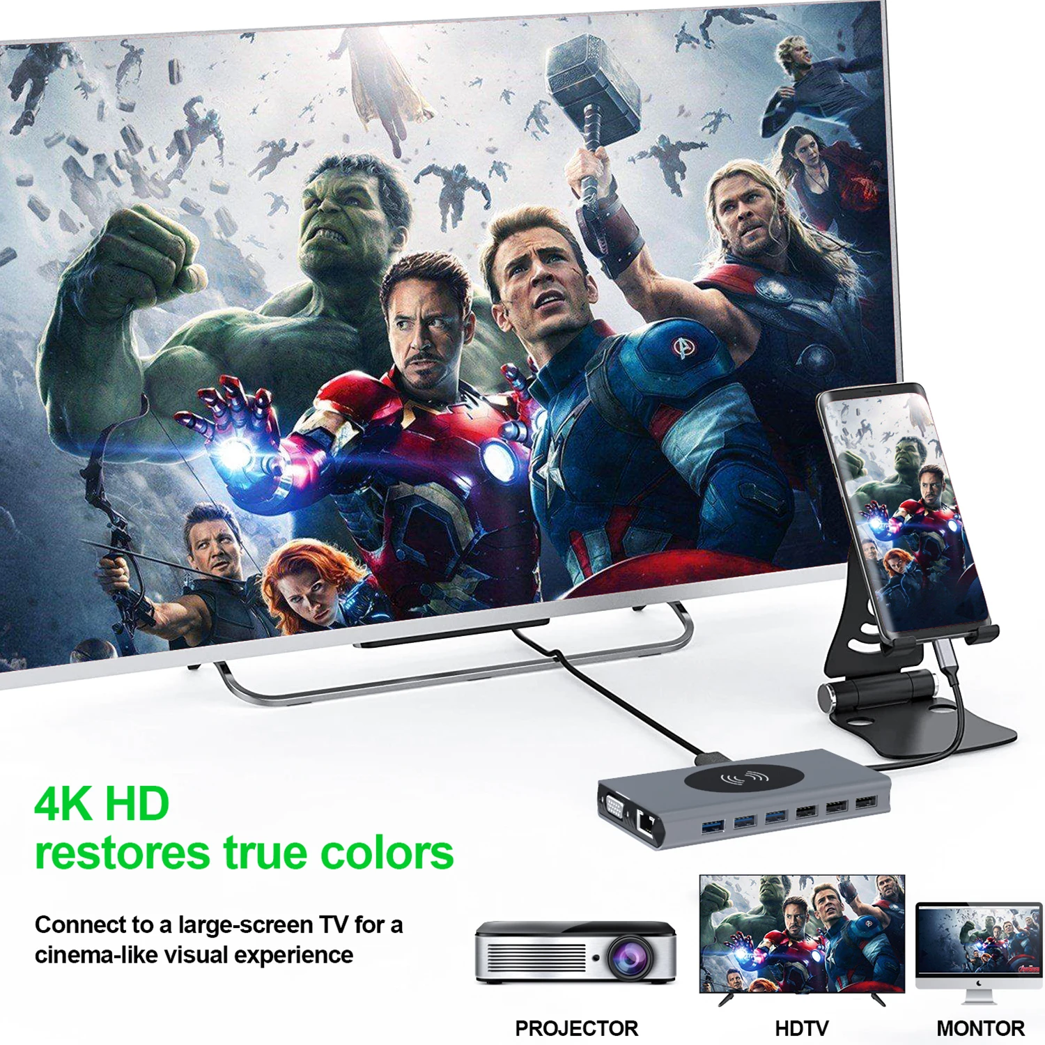 Док-станция USB Type-C для ноутбука Macbook Air Lenovo 3 0 | Компьютеры и офис
