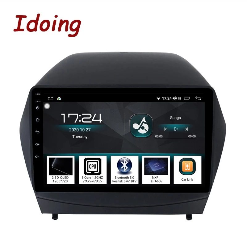 Idoing 9 &quotавтомобильное радио Мультимедиа Android плеер навигация GPS для Hyundai Tucson 2 LM IX35