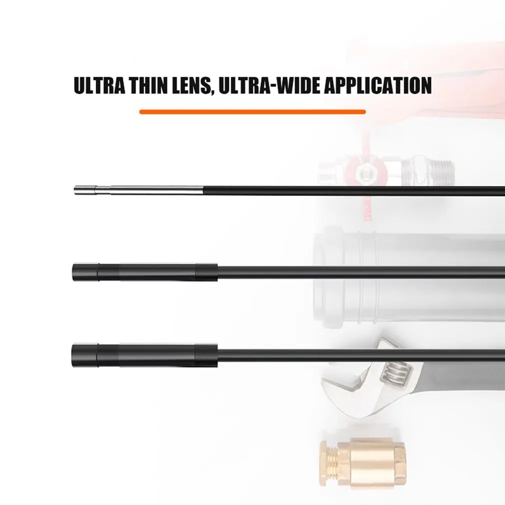 Бороскоп с камерой для промышленного осмотра 5 мм водонепроницаемый экран