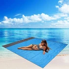 2021 водонепроницаемое пляжное полотенце, одеяло, карманное полотенце без песка, большой портативный коврик, пляжное полотенце для кемпинга, полотенце для занятий на открытом воздухе, пляжный коврик для пикника, полотенце