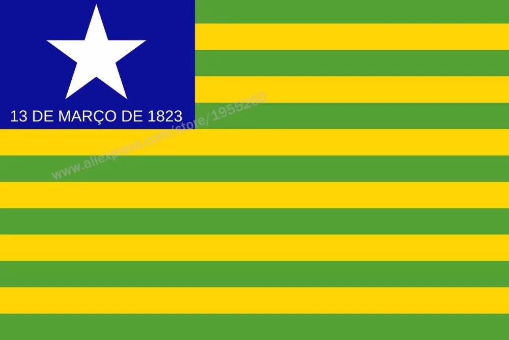 

Flag of Piaui 3 X 5 FT 90 X 150 Cm Brazil Brazilian State Flags Banners