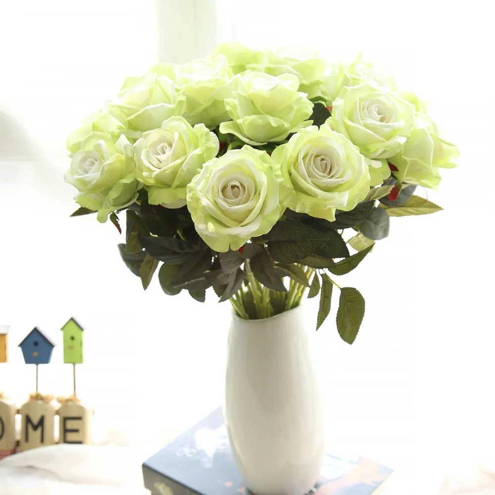 Искусственные цветы розы высокого качества фланелевые пижамы в форме