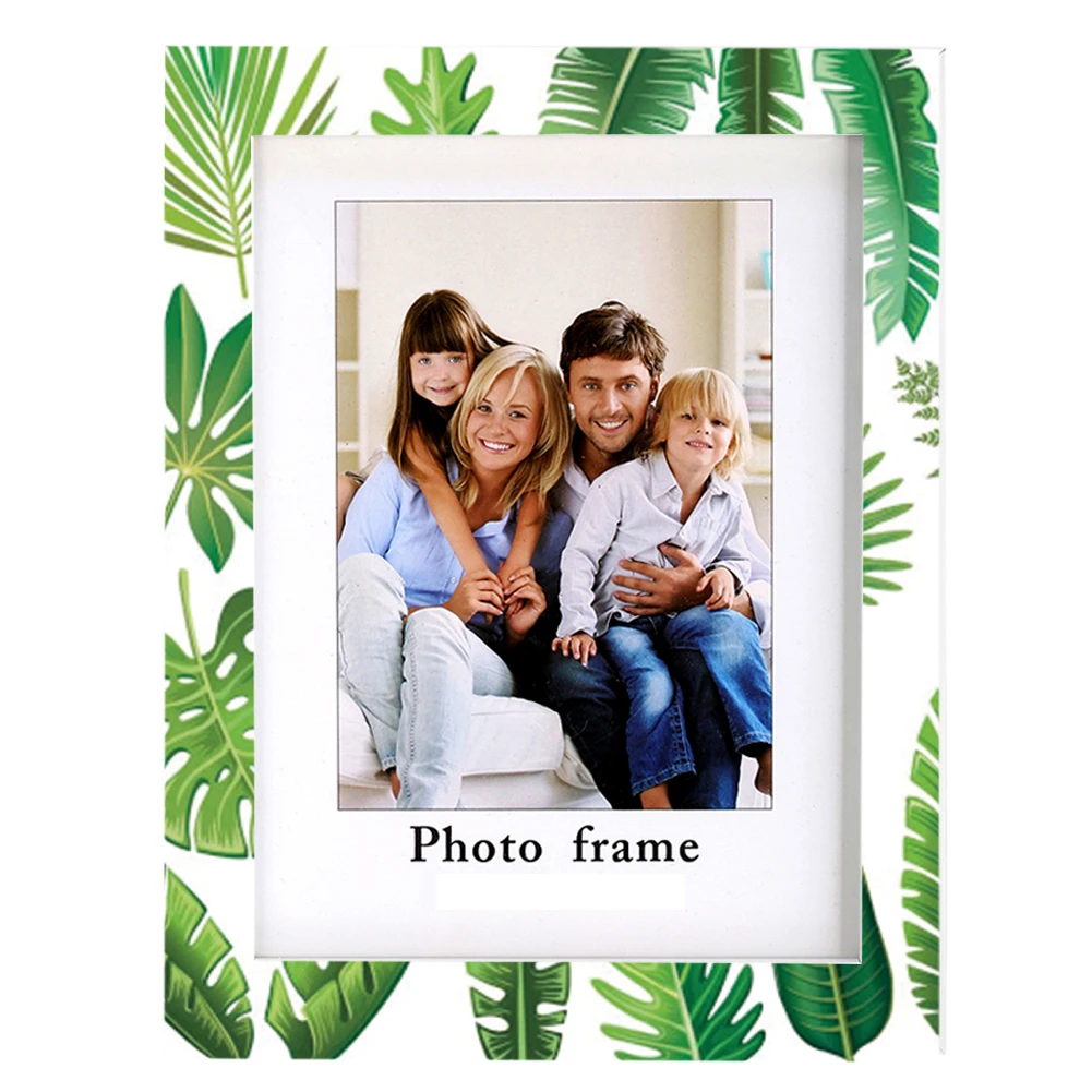 

Health Green Leaves Style Photo Frame Wall-Mounted Family Portrait Home Decorative Frame For Picture Frames Desktop
